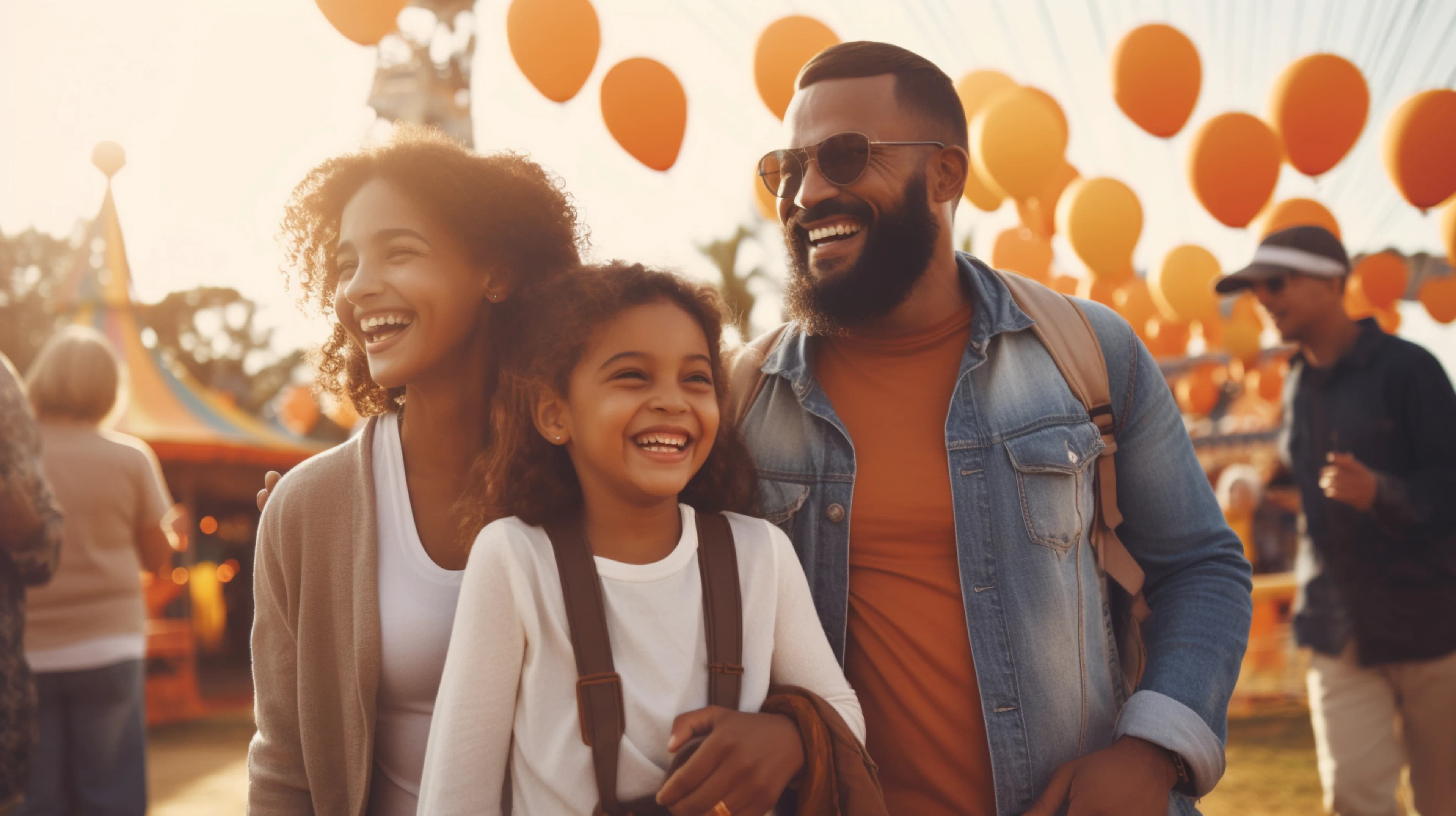 Family ready for their new patient visit